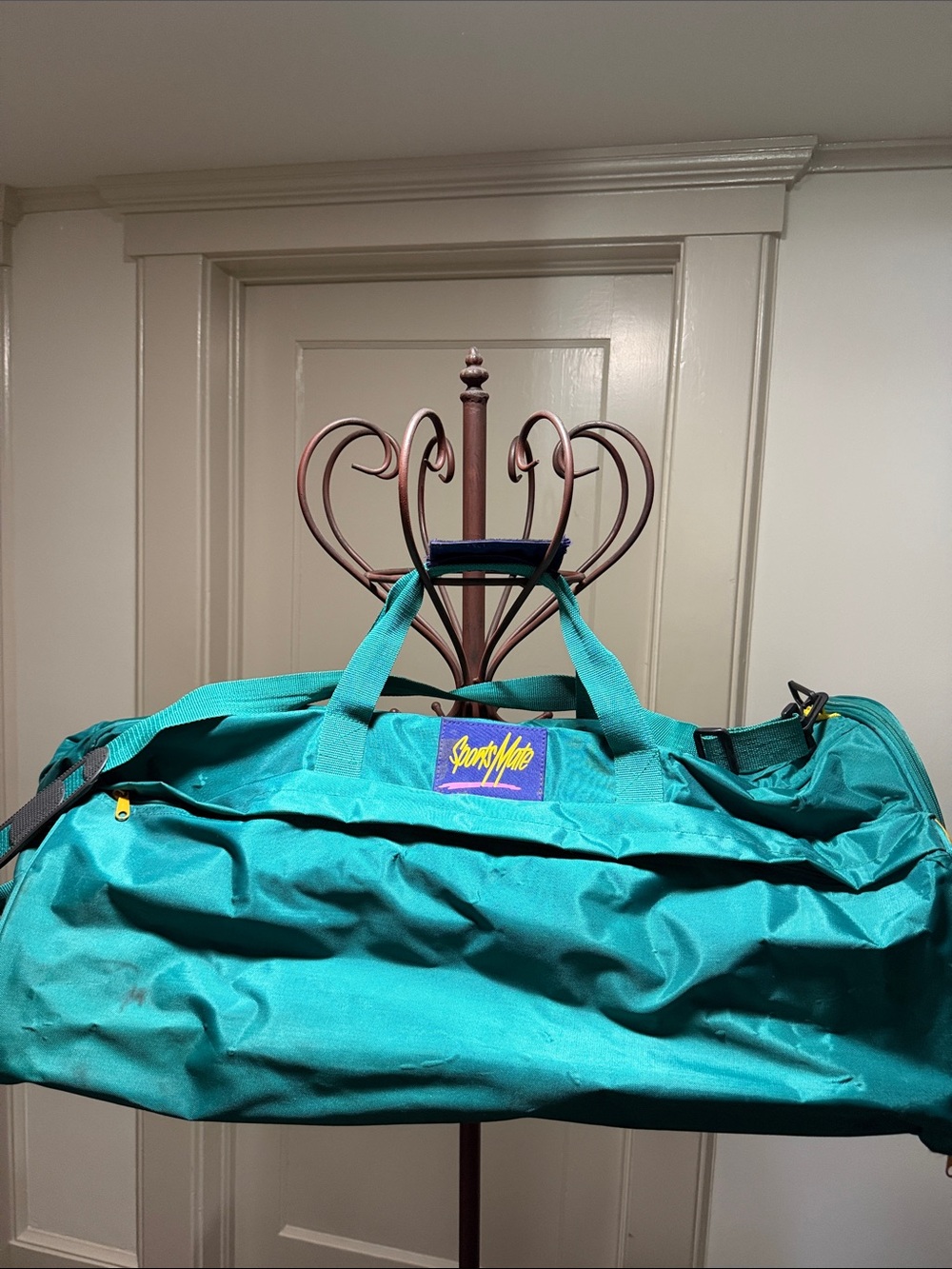 Teal Travel Duffle Bag - Spacious Home Storage & Organization